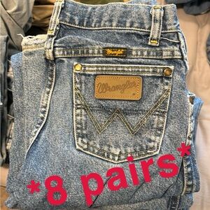 Boys wrangler Jeans **(8 pair)**